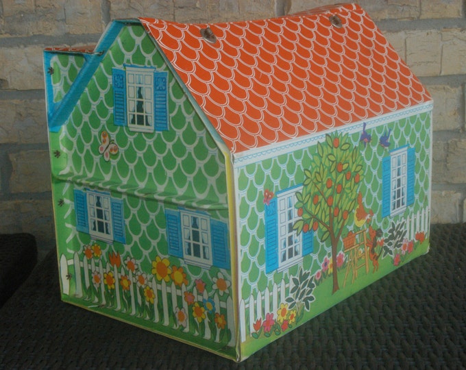 Vintage Doll House Classics Cape Cod Vinyl Portable Dollhouse Etsy