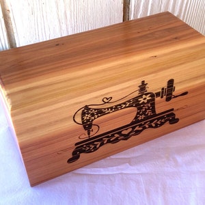Adult Wooden Cremation Urn - Wood Cremation Urn Sewing