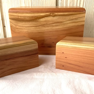 Small Adult with 2 Keepsake Wood Cremation Urns, Custom, Laser Engraved