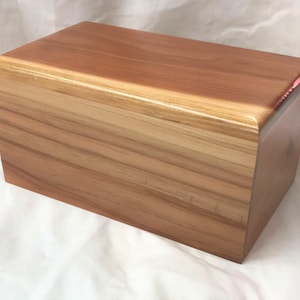 Extra large wood pet cremation urn, wooden pet urn, Urn for pets