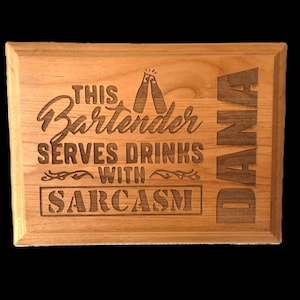 Custom Wood Plaque - Personalized Wood Award