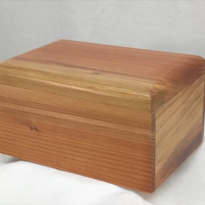 Small Redwood Pet Cremation Urn