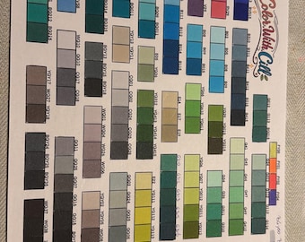 Ohuhu 344 kleurenkaart