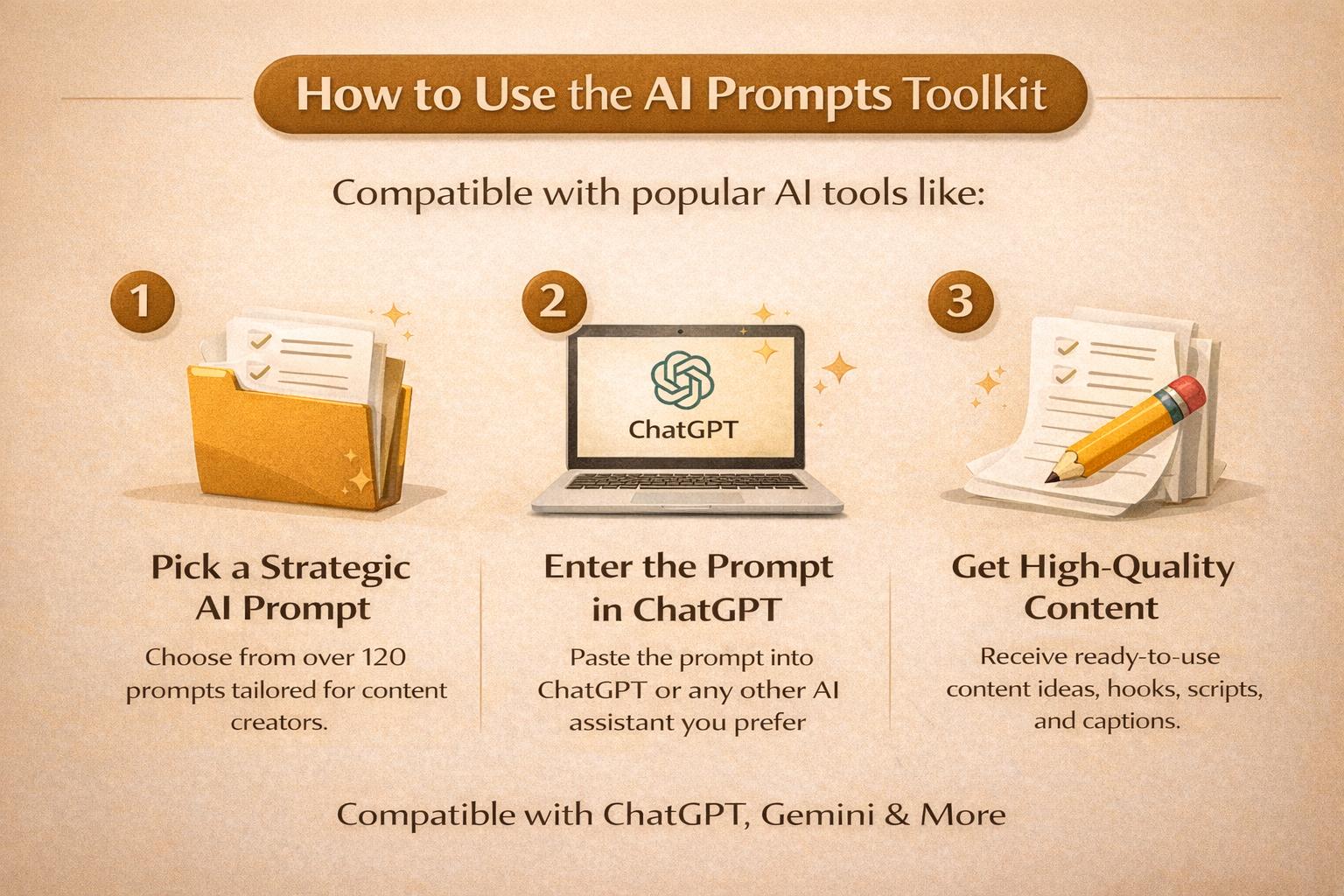 120 Strategic AI Prompts for Content Creators | Generate 1500+ Ideas ...