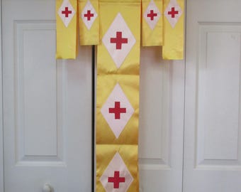 indigenous tear dress bands, fully stitched