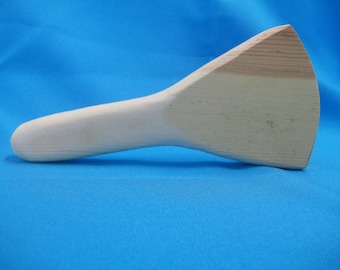 adult fan handle, curved, feather holder, indigenous/native american style