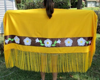 native american shawl fringe