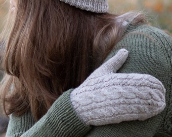 Gotyou Moufles Enfant Gants à Rabat Tricotés,Gants Bambins Avec Dessus