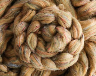 Troquelado de tweed peinado: búsqueda de oro, mecha para hilar.