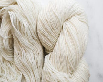 Hilos Corriedale DK sin teñir - paquete de 3
