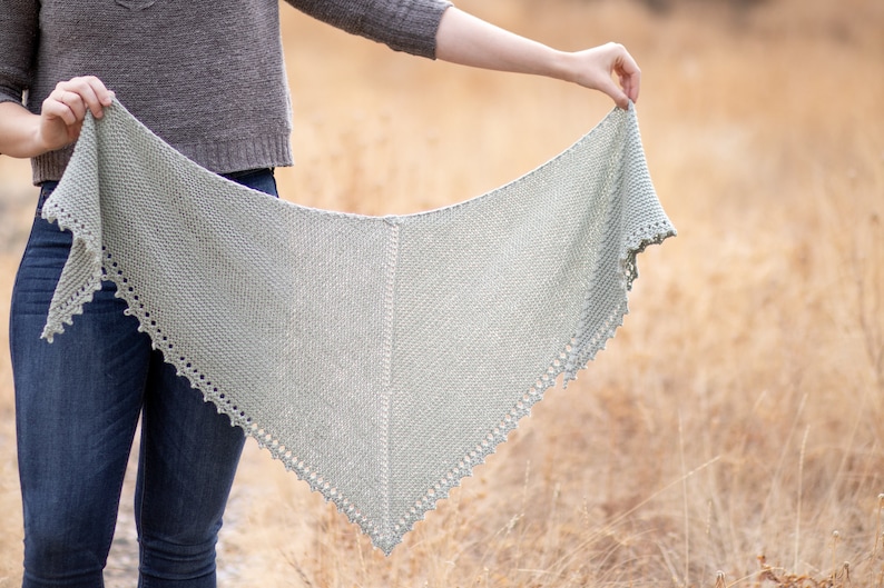 KNITTING PATTERN Solstice Shawl PDF shawl knitting pattern image 4