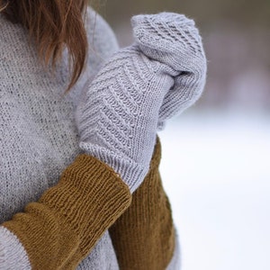KNITTING PATTERN - Northbound Mitts PDF mitten knitting pattern