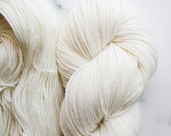 Hilo de lana merino superwash sin lavar - Grosor fino para calcetines - paquete de 3