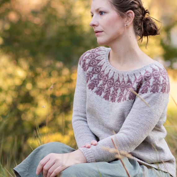 Circular Yoke Sweater Knitting Patterns- In the Loop Knitting