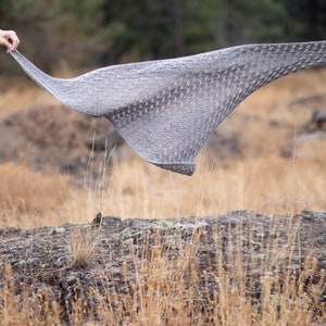 KNITTING PATTERN Greensferry Shawl PDF lace shawl knitting pattern image 3