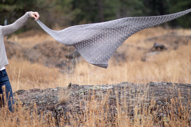 KNITTING PATTERN Greensferry Shawl PDF lace shawl knitting pattern image 3