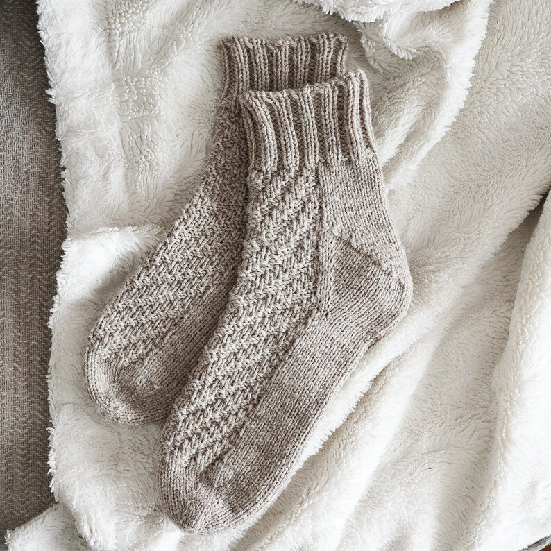 KNITTING PATTERN Eagle Creek Socks PDF sock knitting pattern image 4