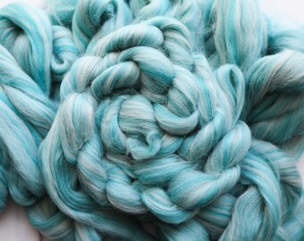 Merino y alpaca peinada - 'Matterhorn Blue', lana para hilar
