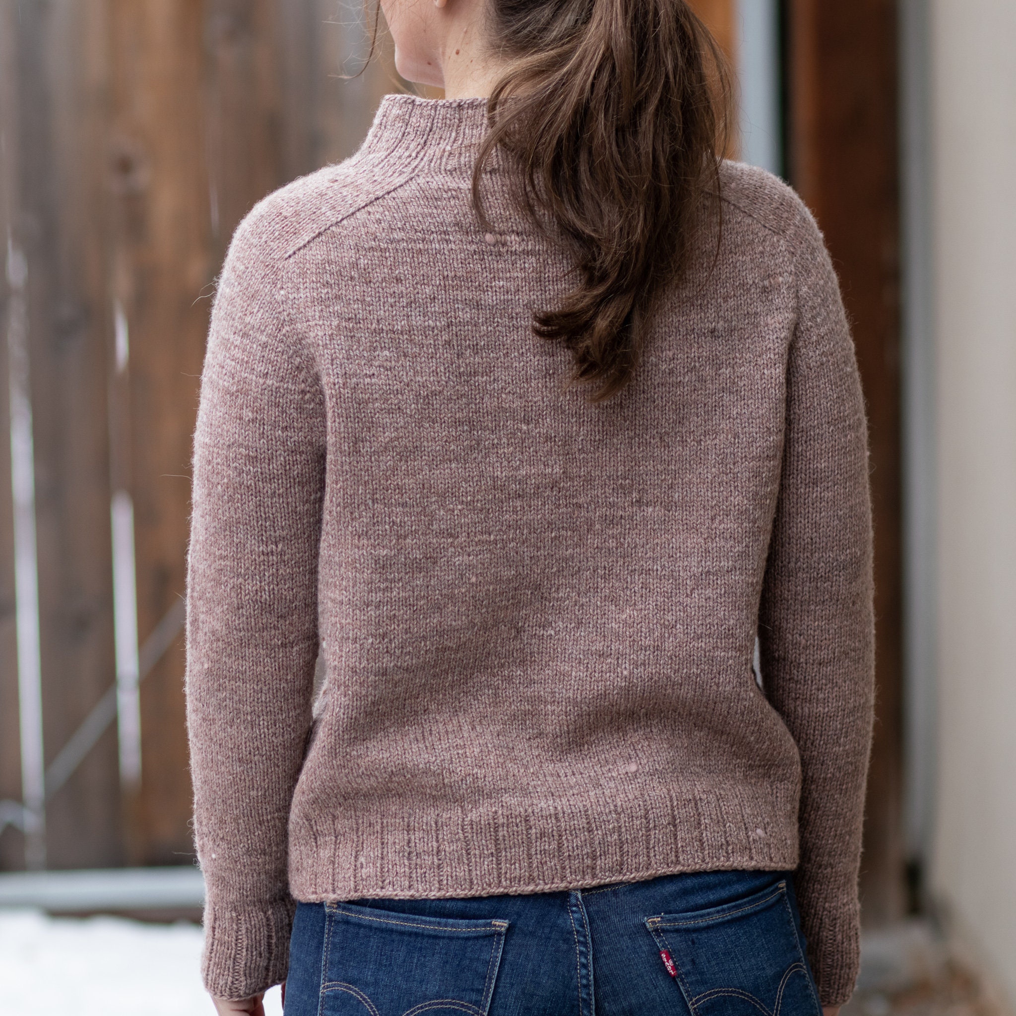 KNITTING PATTERN PDF Saddle Shoulder Sweater Knitting Etsy