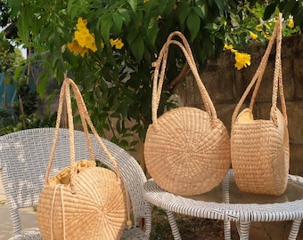 Handmade tote bag, Thai woven bag, limited edition bag, boho bag, gift for her, summer tote, beach bag, artisan bag, Free Shipping