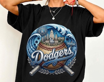 Los Angeles Dodgers Comfort Colors Shirt | Vintage LA Baseball Graphic Tee | MLB Dodgers Fan Gift | Unisex Game Day Apparel