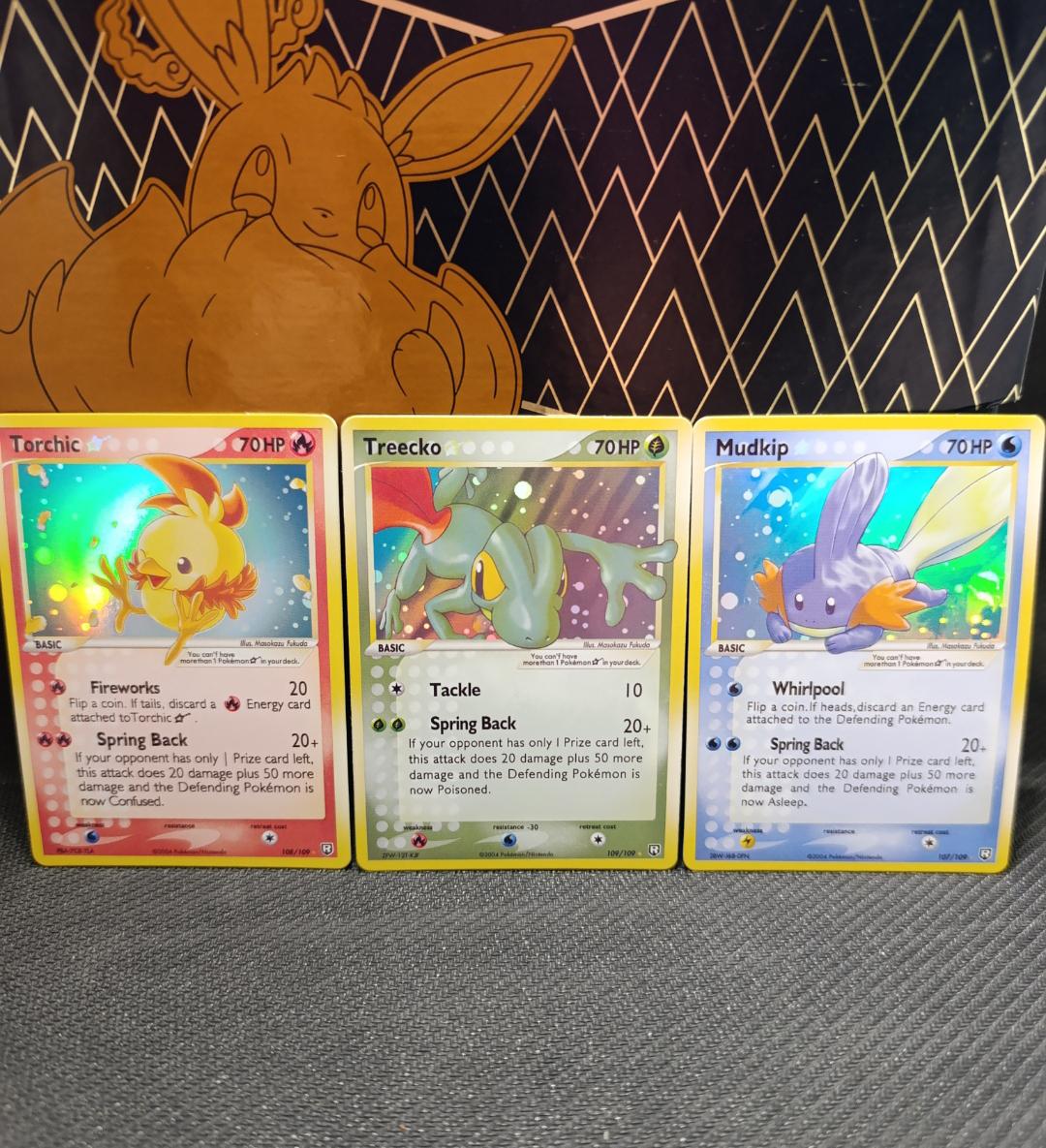 rare mudkip card Pokemon Packs Pokemon Collection - 6 English Cards discard an Energy card attached to the Defending Pokemon PokePark's Mudkip 048/PCG-P 2005 Promo