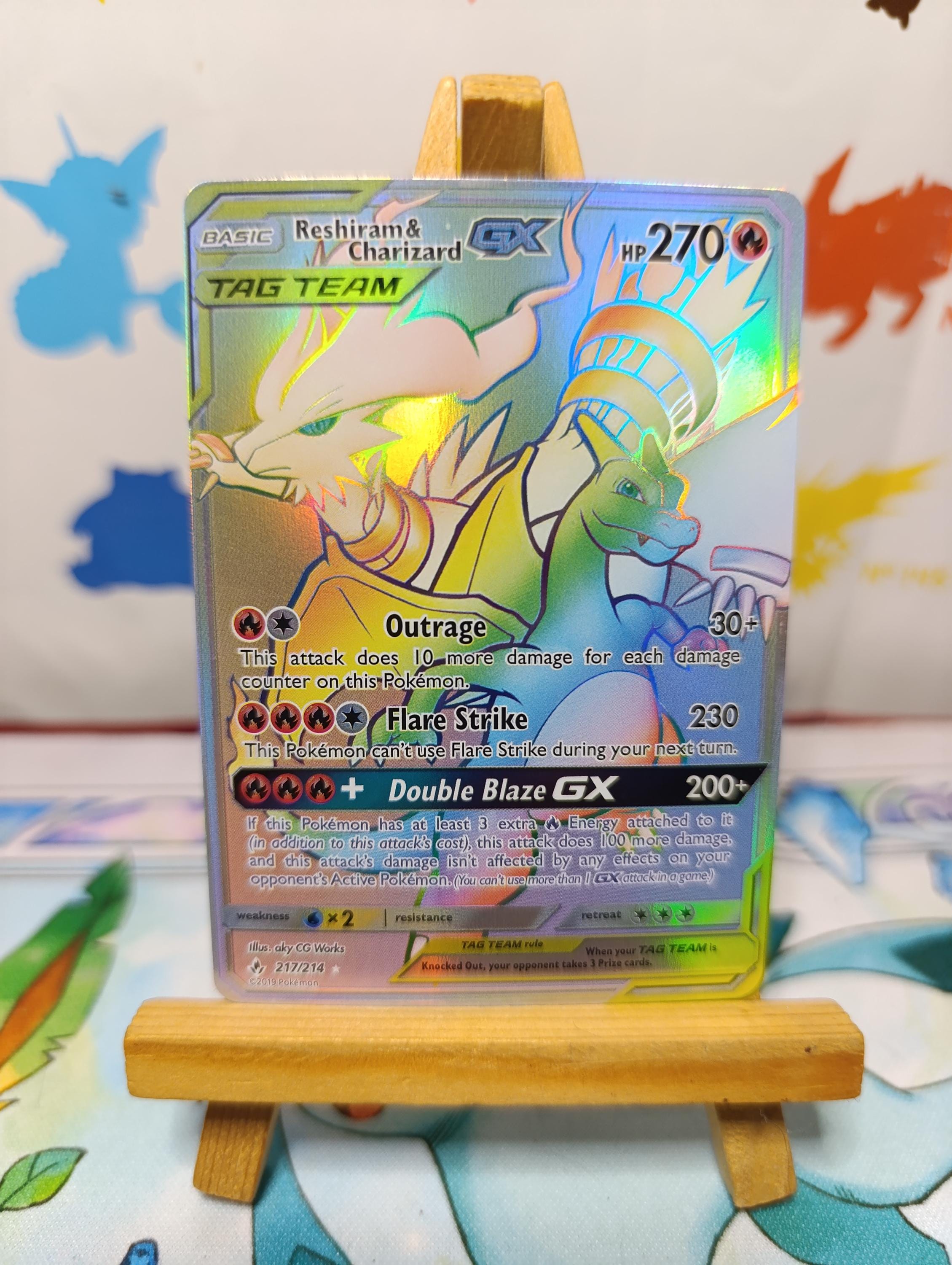 rainbow rare tag team pokémon cards 249/236 Venusaur & Snivy GX | Card | SM12 Cosmic Reshiram & Zekrom-GX - Cosmic