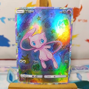 Custom Mew Card with Holographic Texture (English Version)
