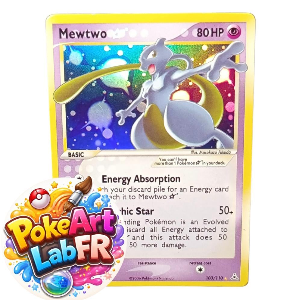 how much is mewtwo pokemon card worth Gold Psychic Colorless Psypump Attach up to 2 Psychic Energy cards from your discard pile to 1 of your Pokémon Is Mewtwo worth anything? :