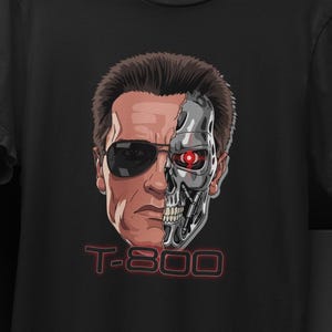 Vintage Terminator-T-shirt | Retro sci-fi T-shirt met print