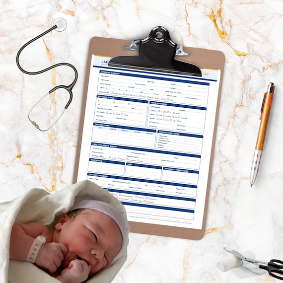Labor + Delivery Nurse Bundle | L+D Brain Sheets + Report Sheets | OB Nurse Digital Download | Postpartum & Mother Baby Nursing Templates