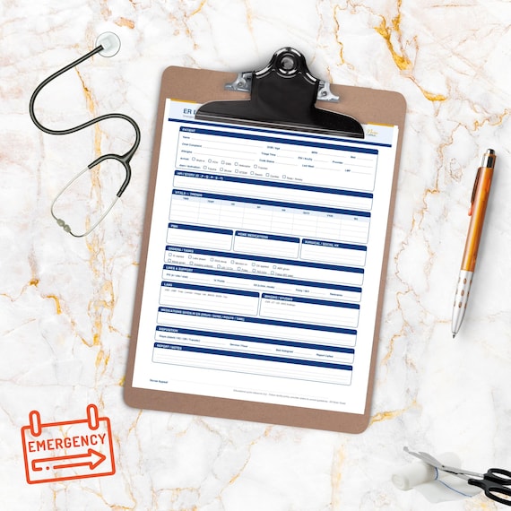 ER Nurse Bundle | Emergency Room Brain Sheets & Report Templates | ED Nurse Digital Download | Trauma Nurse Organization Sheets