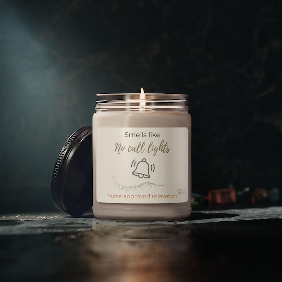 No Call Lights Candle | Scented Soy Candle, Nurse Relaxation