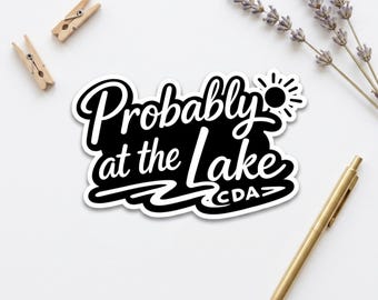 Summer Vibes Vinyl Sticker – Funny Lake Life Pride Outdoors Waterproof Decal