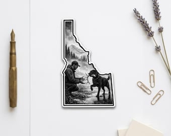 Shed Hunting Dog Sticker – Funny Labrador Retriever Animal Outdoorsman Vinyl Decal