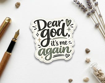 Funny Christian Stickers – Jesus Religious Faith Bible Verse Church Decal