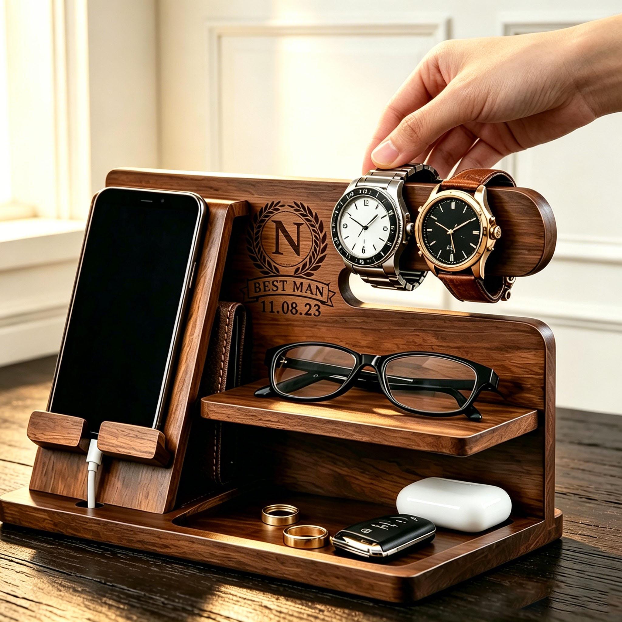 ステンドグラス　メガネ置き Bedside organizer for glasses etc - Etsy 日本