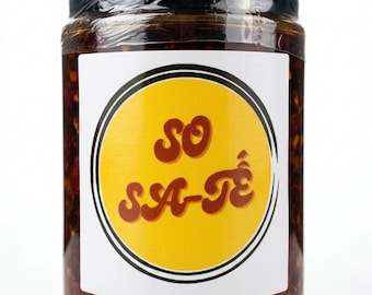 Spicy Vietnamese Lemongrass Sa-Te Sauce – Authentic Gourmet Chili Oil for Pho, Stir Fry