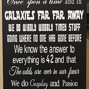 In This House We Do Geek handmade wood sign