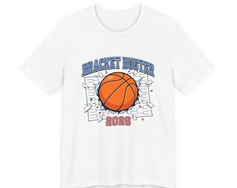 Bracket-Busting Basketball Tee | Short Sleeve Game Day Shirt 2026