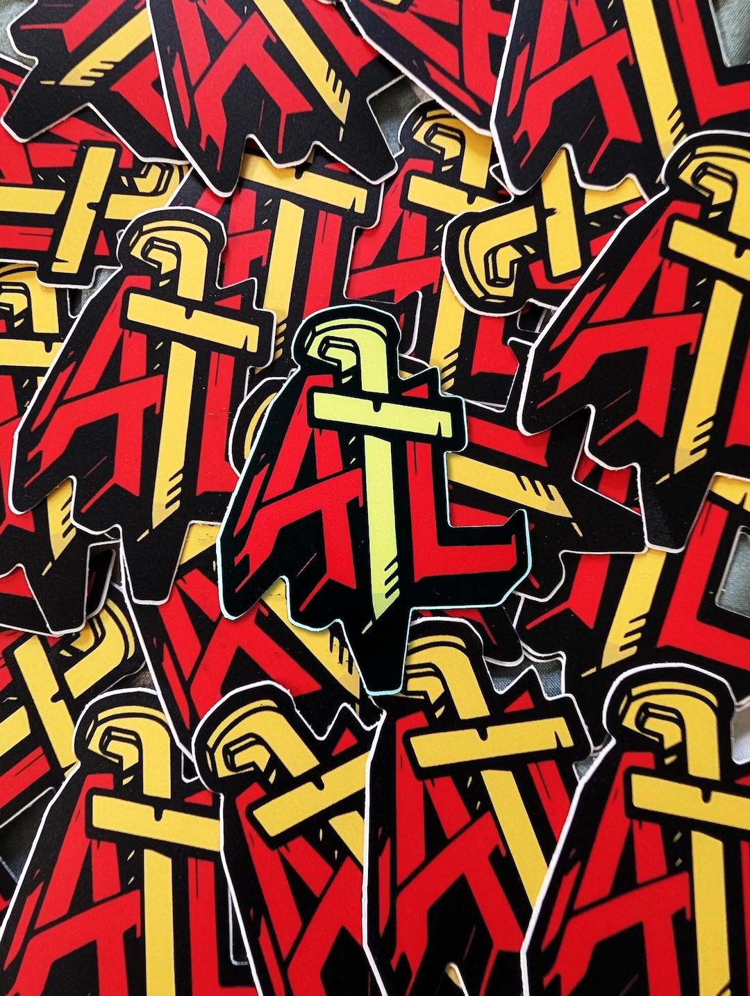 ATL Spike Atlanta Sticker || Water-resistant & Die-cut || ATL, Atliens ...