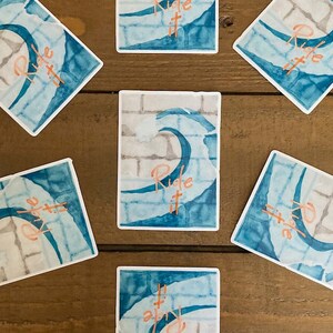 Adesivo acquerello Ride It Surf da 7,6 cm