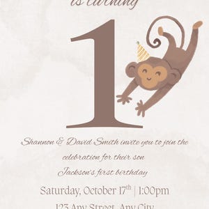 Our Little Monkey Birthday