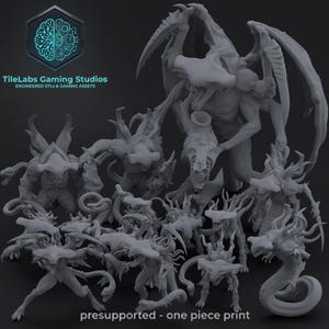 Xeno Hives Army Starter Pack - Xeno Hives - 3D Printable STL Files - Alien Swarm Proxy - OPR Compatible