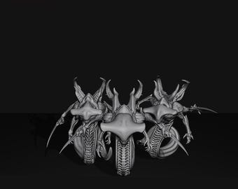 Ravager Beasts - Xeno Hives - 3D Printable STL Files - Alien Swarm Proxy - OPR Compatible