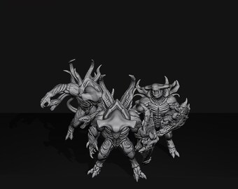 Xeno Guardians Squad - Xeno Hives - 3D Printable STL Files - Alien Swarm Proxy - OPR Compatible