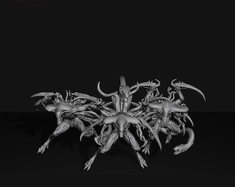 Shadow Jumpers - Xeno Hives - 3D Printable STL Files - Alien Swarm Proxy - OPR Compatible