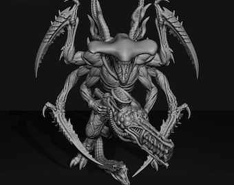 Hive Lord - Xeno Hives - 3D Printable STL Files - Alien Swarm Centerpiece - OPR Compatible