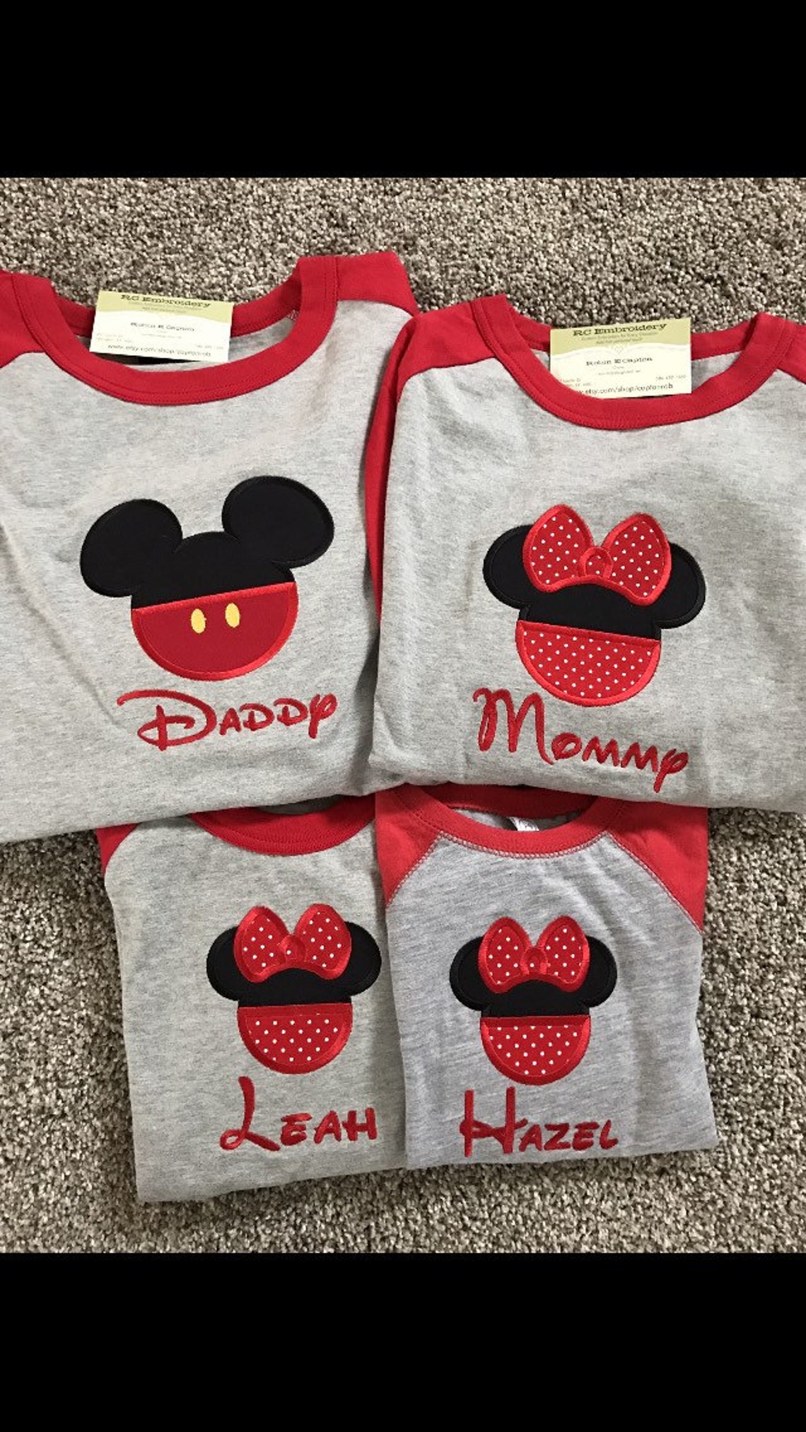 Personalized Custom embroidered Disney Vacation Shirts for the Etsy