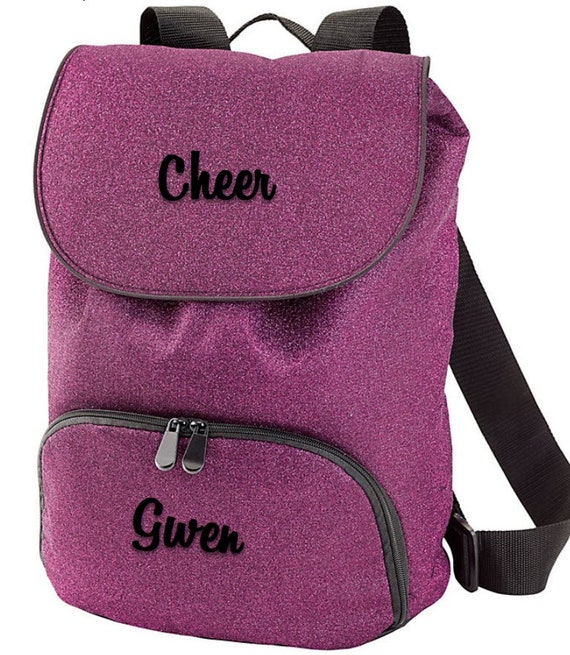 SALE New GLITTER Cheer backpack Sparkle Bag Cheer Etsy